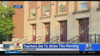 Brookline schools closed Monday teachers plan to strike [upl. by Liddie]