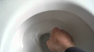 Improving flush of a slowflush toilet [upl. by Ocko]