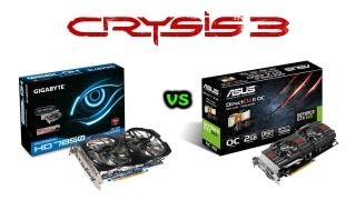 Crysis 3  Radeon HD 7850 vs GeForce GTX 660 [upl. by Hahsia43]