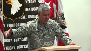 General John F Campbell visits Fort Campbell [upl. by Aundrea]