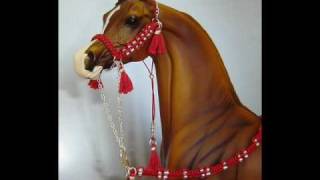 TOUCH OF CLASS MODEL HORSE TACK ARABIAN HALTERS [upl. by Myrwyn694]