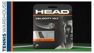 Tennis Warehouse String Review Head Velocity MLT a comfortable multifilament [upl. by Hubey]