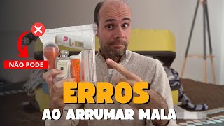 Não cometa esse ERRO ao arrumar sua MALA [upl. by Ahsienyt]