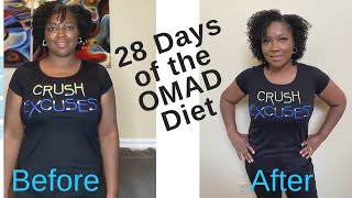 How I lost over 14lbs in 28 Days on the OMAD DIET [upl. by Searby]