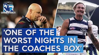 Crows coach under fire for letting freakish Cats star run riot  Sunday Footy Show  Footy on Nine [upl. by Ahsatan]