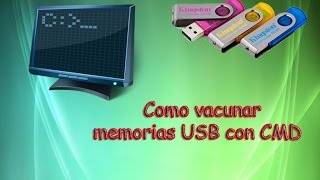 ANTIVIRUS Como vacunar memorias USB con CMD [upl. by Adnalu]