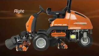 Jacobsen Eclipse 322 Riding Greens Mower  Intro [upl. by Arehc287]