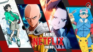 ESTRENOS ANIME NETFLIX ENERO 2022  Rincón Otaku [upl. by Fatma818]