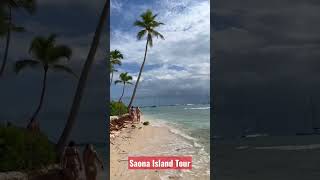 Saona Island Tour Dominican Republic [upl. by Atteloiv]