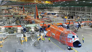 Tour of Billion  US Advanced Factories Producing Massive Lockheed C130 Hercules [upl. by Croteau]