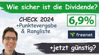 Freenet Aktienanalyse 2024 Wie sicher ist die Dividende günstig bewertet [upl. by Assetal435]