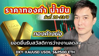 ทองคำยังทันที่จะเข้า มาดูแนวทาง 2023 9 xauusd usoil dxy sampp500 eth [upl. by Sidoeht]