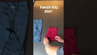 Ranger Roll full outfitpacking hack Do you roll or do you fold travel packing [upl. by Kola]