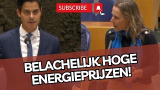 Partijgenoot Omtzigt Postma spreekt Jetten aan op de BELACHELIJK hoge energieprijzen [upl. by Kristos873]