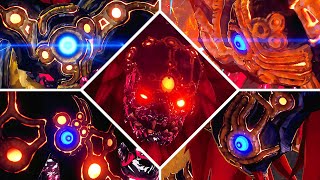 The Legend of Zelda Breath of the Wild 4K  All Ganon Bosses [upl. by Vigen872]