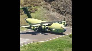 Very Extreme Giant C17 taking off from short runway [upl. by Arihas]