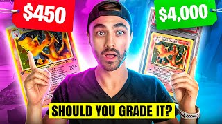 How to Know When to Grade Pokémon Cards  Vaxxs Charizard Collection [upl. by Salokin]