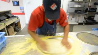 Dominos guy makes 3 Pizzas in 39 Seconds  Sarasota HeraldTribune [upl. by Atisusej]