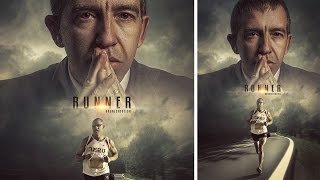 Photoshop Tutorial  Movie Poster  Manipulation Photo Effects Runner [upl. by Charmain]