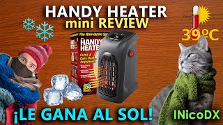 Review Handy Heater  Analisis del calefactor mas portatil [upl. by Stormy]