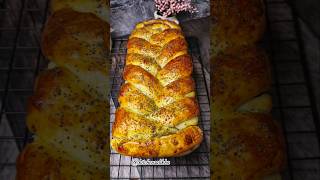 Super Soft 🥐 sweet uniquely shaped butter and poppy seed Bunsfood recipe buns yummy shorts [upl. by Rubia]