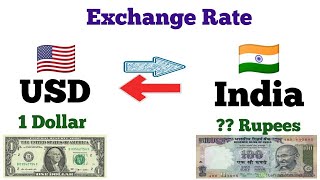 What is the rate of 1 Dollar in Indian Rupees Dollar rate in Indian Rupees  Dollar to Rupees [upl. by Nhor942]