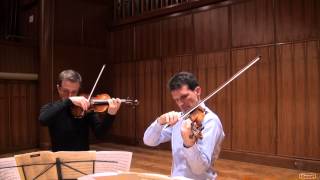 YSAYE  2 violins sonata part 3 Tedi Papavrami Svetlin Roussev [upl. by Clive954]