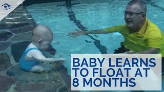 Baby Learns To Float At 8 Months [upl. by Glori]