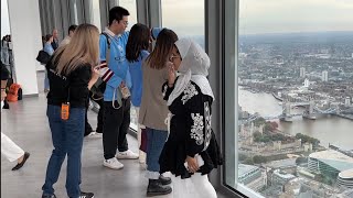 🔴🇬🇧 22 HORIZON OPENING DAY SPECTACULAR NEW VIEW OF LONDON FROM 254m 22 BISHOPSGATE 27th of Sep 4K [upl. by Noraa]