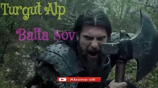 Turgut Alp Balta Şov Turgut Alpin EFSANE Balta Sahneleri Turgut Alp Balta Fırlatma Sahneleri [upl. by Bibbye]