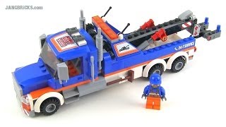 LEGO City 2014 Tow Truck set 60056 Review [upl. by Nodanrb]