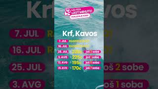 Kavos  Krf  Leto Za Mlade  Last Minute travel summer summertravel beach summervibes [upl. by Maximo]