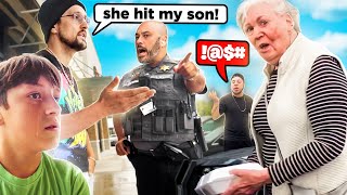 Random Grandma Hit My Son I Called Police FV Hibachi Dinner Storytime [upl. by Libbi]