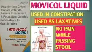 Movicol Liquid for constipation  drug used in constipation  no pain while passing stool [upl. by Edra]