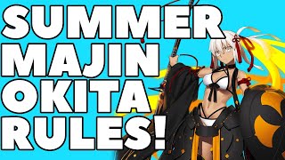 Servant Breakdown Summer Okita Alter  Best Allies Craft Essences and Command Codes [upl. by Leamiba392]