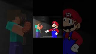 Mario Meets Minecraft Steve [upl. by Ayhdiv]