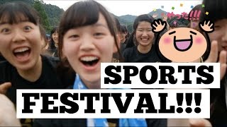 JAPANESE HIGHSCHOOL SPORTS FESTIVAL 日本の体育祭  Euodias [upl. by Lenroc]