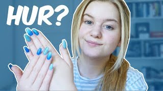 HUR GÖR JAG MINA NAGLAR💅🏻 TUTORIAL [upl. by Anirbed]