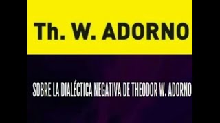 THEODOR W ADORNO LA JERGA DE LA AUTENTICIDAD [upl. by Judith444]