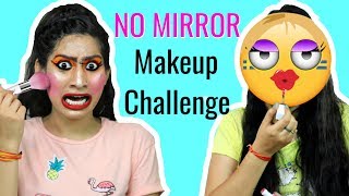 NO MIRROR Makeup Challenge  A BIG Surprise  Anaysa [upl. by Jacky]