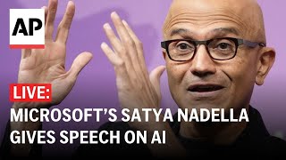 LIVE Microsoft CEO Satya Nadella talks about AI in Jakarta [upl. by Clifford]