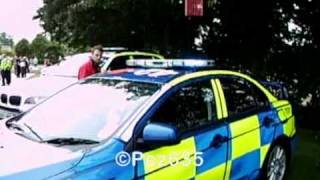 Essex Police  Mitsubishi Evo 10 ANPR Intercept Team Lights [upl. by Airdnoed]