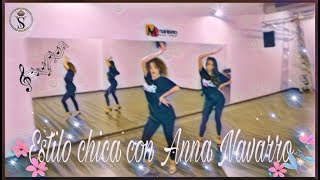 ESTILO CHICA CON ANNA NAVARRO  APRENDIENDO A BAILAR  BACHATA SENSUAL sandravillamante [upl. by Dwayne]