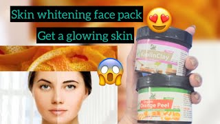 Kaolin clay amp orange peel face pack for whitening 🥰😍 [upl. by Hniht]