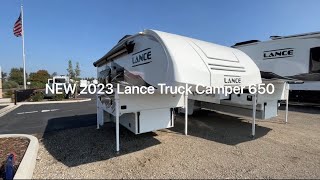 NEW 2023 Lance Truck Camper 650 [upl. by Annaeerb162]