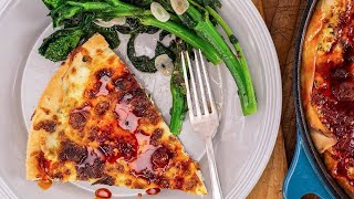 How To Make Hot Blonde Pan Pizza and a Side of Hot Rabes By Rachael [upl. by Peace]