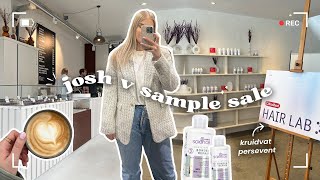 JOSH V SAMPLE SALE SHOPLOG  weekvlog 🩷  Make Me Blush [upl. by Prudy]