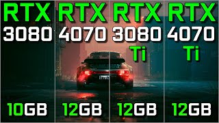 RTX 3080 vs RTX 4070 vs RTX 3080 Ti vs RTX 4070 Ti  Test in 16 Games  Ray Tracing  DLSS 3  2024 [upl. by Olnee]