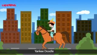 Yankee Doodle Nursery Rhyme with Lyrics [upl. by Ahseenat]