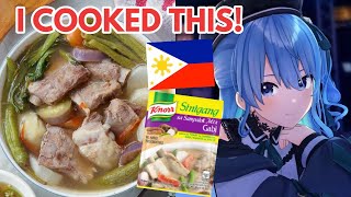 Suisei Can Cook This Filipino Dish [upl. by Ferdinande]